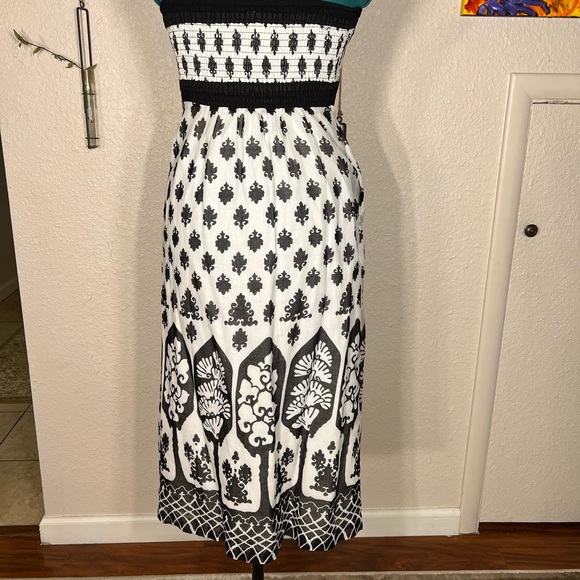 Maeve Strapless Tree Dress with Boning Size 6 - Picture 4 of 9